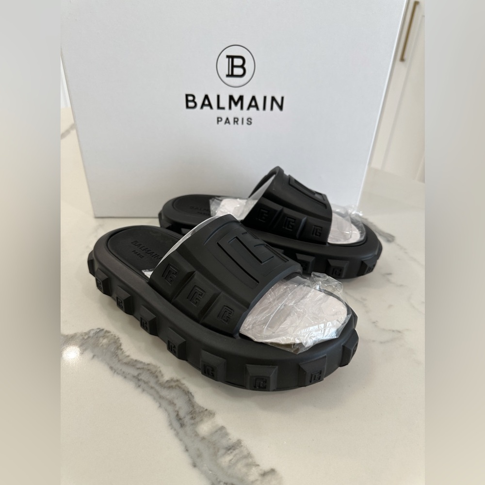Balmain Ari Slide Sandals